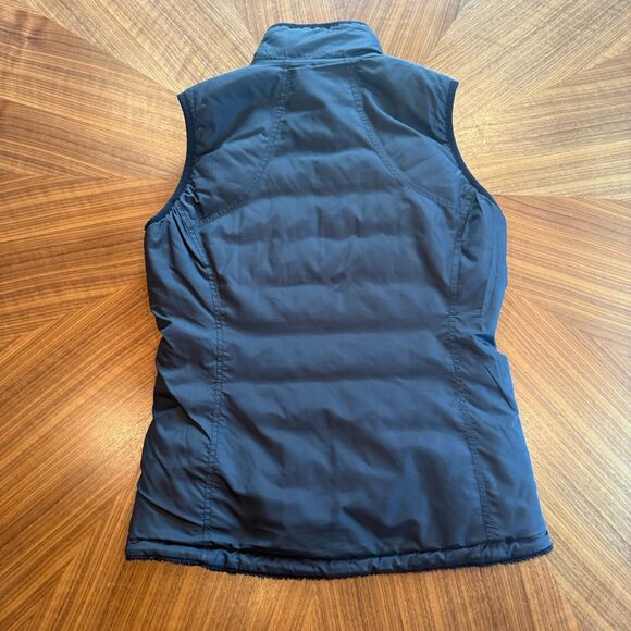 The North Face Mossbud Insulated Reversible Vest Women's Small Black Zip Jacket - Picture 3 of 14